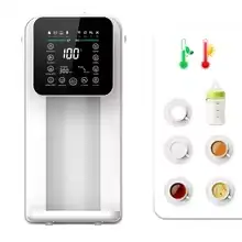 hydrogen-rich countertop reverse osmosis water purifier with 3000 PPB hydrogen water, electric water heater and 5 liter capacity all-in-one RO system